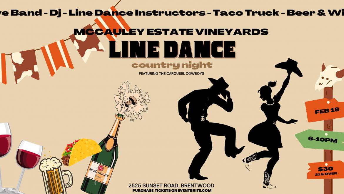 Country Line Dance at McCauley Estate Vineyards