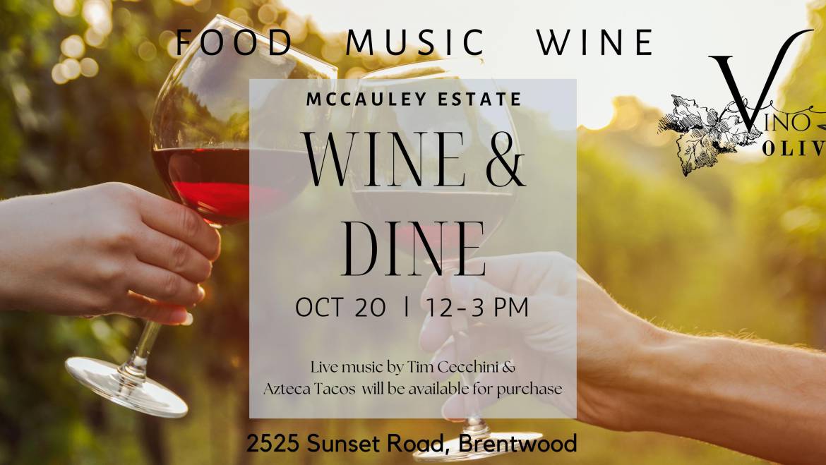 McCauley Estate Vineyards Wine & Dine