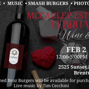 McCauley Estate Vineyards Wine & Dine