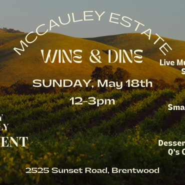 McCauley Estate Vineyards Wine & Dine