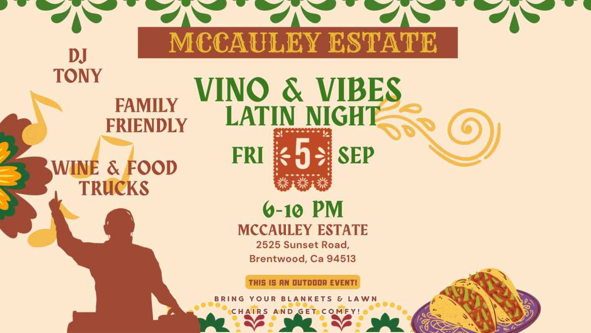 Vino & Vibes Summer Series: Latin Night